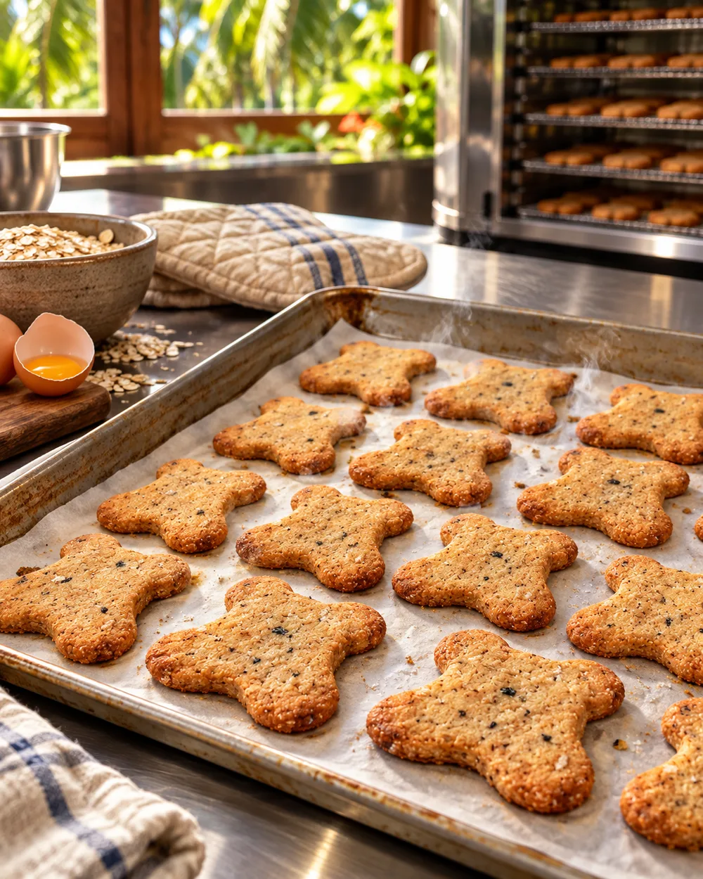 Where it started: biscuits baked in a home kitchen